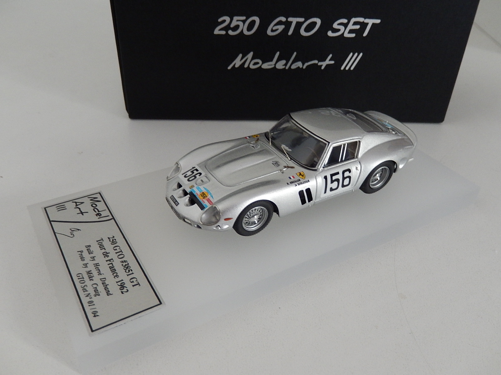 Modelart111 250 GTO Set : #3851 Tour de France 1962